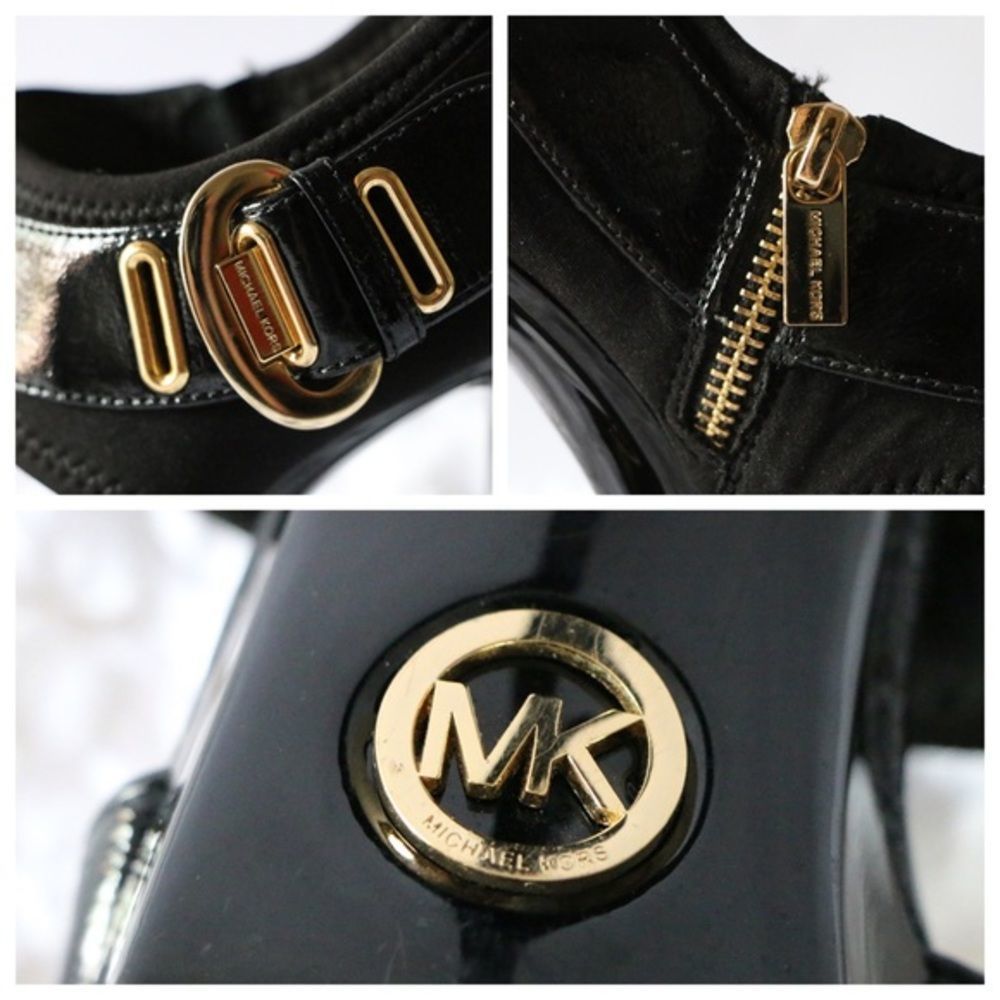 MICHAEL KORS Black Morgan Platform - Picture 3 of 8